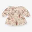 Cream Rose Jersey Dress Lace Finished