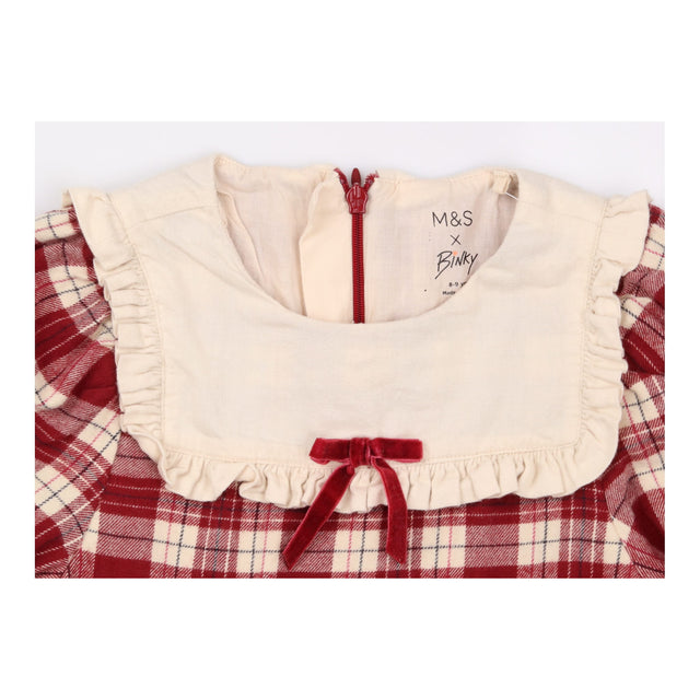 Binky Vintage-Inspired Dress Red and Cream Check R