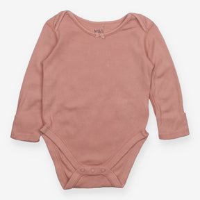 Bodysuit long sleeve pink