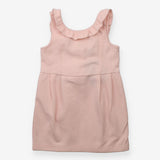 Dress sleeveless pink frill arms
