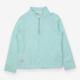 Mint green pull over fleece