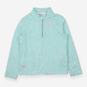 Mint green pull over fleece