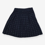 Skirt navy with embroidery