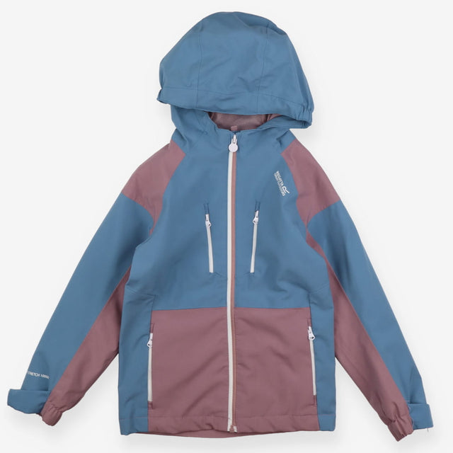 Blue and pink Waterproof jacket