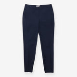 Trousers Tailored Tapered Smart Ankle Zip Navy