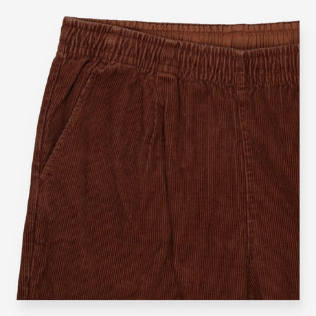 Brown Corduroy Pull-On Trousers