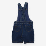 Dungaree shortie denim