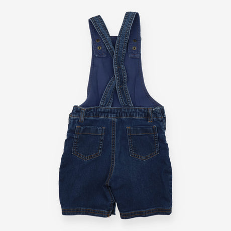 Dungaree shortie denim