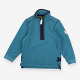 Blue Half Zip Sweater - Lazy Jacks