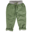 Lined cord trousers, green