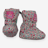 Booties cream ditsy