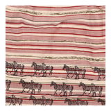 Strappy Summer Dress with Striped Zebra Hem