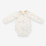 Bodysuit Collared White Goose & Gosling