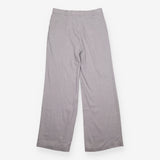 Modern Rarity Grey Linen Wide Leg Tailored