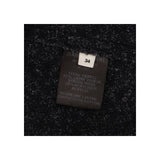 Jacket Black Wool Collarless