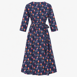 Bloom Organic Cotton Nursing Wrap Dress Kite Print