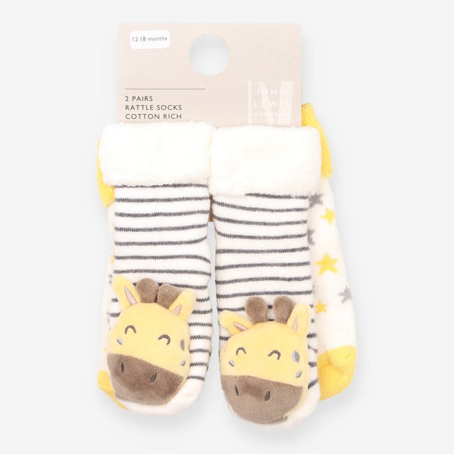 Rattle Socks Giraffe and Stripes
