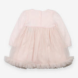 Pink Tulle Skirt Dress with Bow