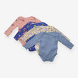 Long Sleeve Bodysuits 4pc