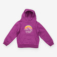 Hoodie Purple With Rainbow and Mountain