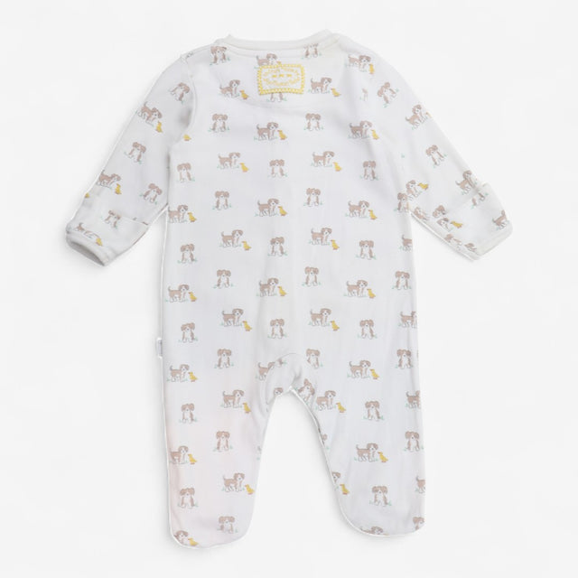 Sleepsuit Cream Puppy & Duck