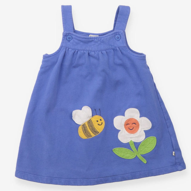 Pinafore dress lilac bee flower