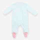 Sleepsuit velour Mint Dino Spikes