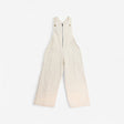 Overalls oatmilk cotton with zip