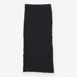 Ribbed Knit Pencil Skirt Women's Midi Stretch