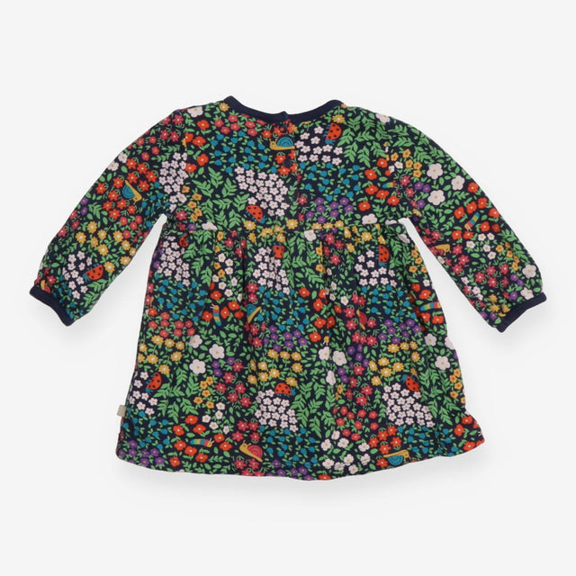 Dress long sleeve navy floral