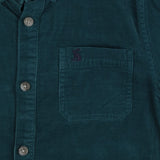Shirt long sleeve cord green