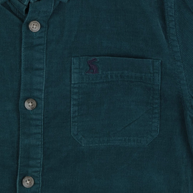 Shirt long sleeve cord green