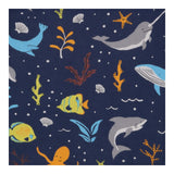 Pyjamas Blue Under the Sea print