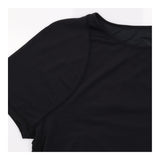 Black Short-Sleeve Performance Workout T-Shirt