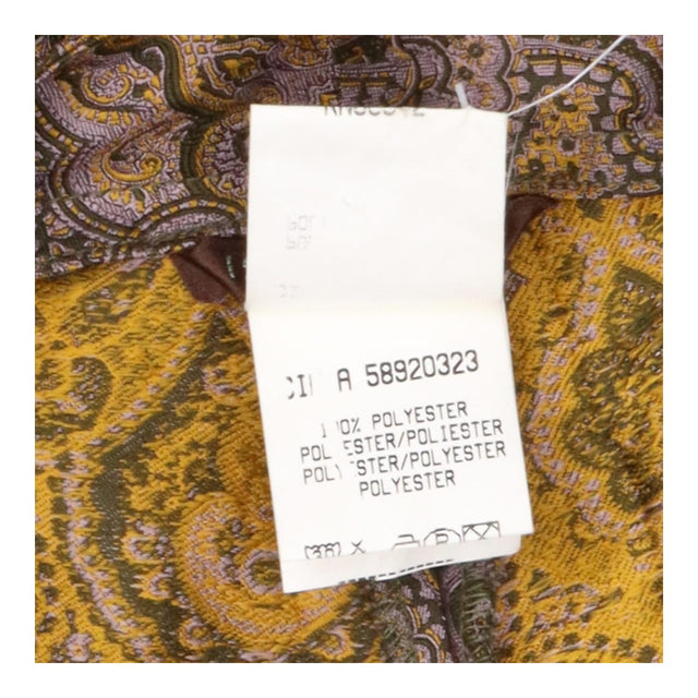 Tapestry Paisley print trousers green
