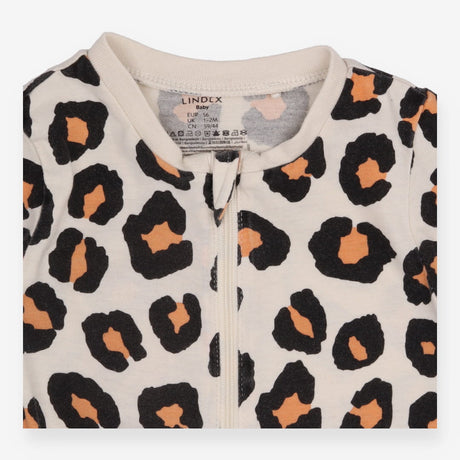 Sleepsuit footless leopard print
