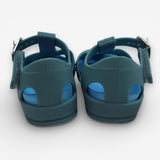 Jelly Shoe Teal with Velcro Fastening
