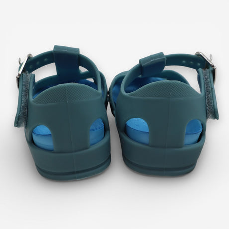 Jelly Shoe Teal with Velcro Fastening