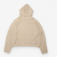 Knitted Hoodie Stone Boucle Pocket Jumper