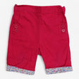 Shorts chino pink with ditsy lining