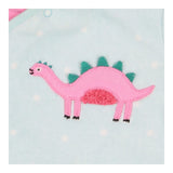 Sleepsuit velour Mint Dino Spikes