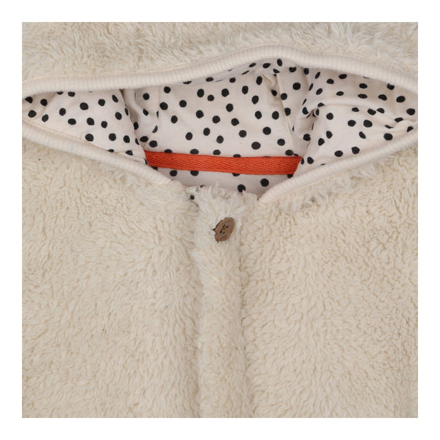 Pramsuit fur cream spot lining