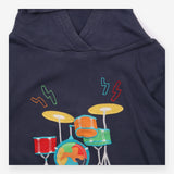 Hoodie navy drum set