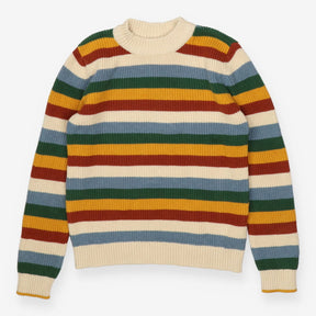 Rainbow snuggly pullover sweater