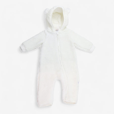 White teddy bear pramsuit 