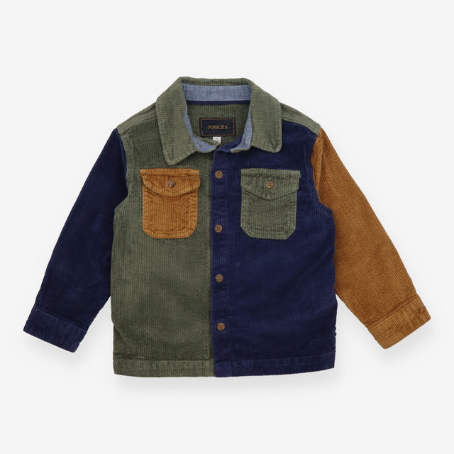 Cord Shirt Long Sleeve Khaki, Navy and Mustard