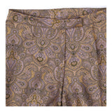 Tapestry Paisley print trousers green