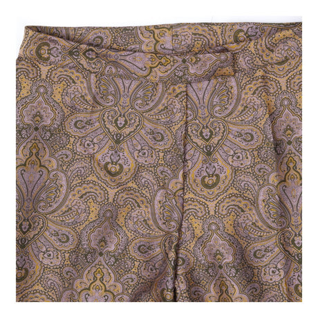 Tapestry Paisley print trousers green