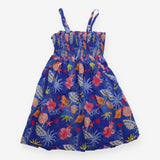 Seafolly Strap Dress Blue Seashell Print