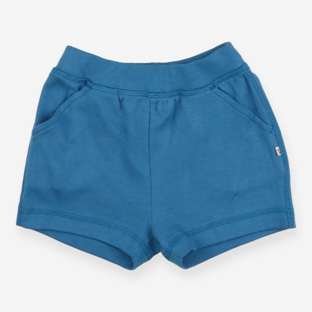 Blue shorts with pockets